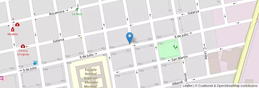 Mapa de ubicacion de Brahma Sinatra Bar en Argentinien, Provinz Entre Ríos, Departamento Uruguay, Distrito Molino, Concepción Del Uruguay.