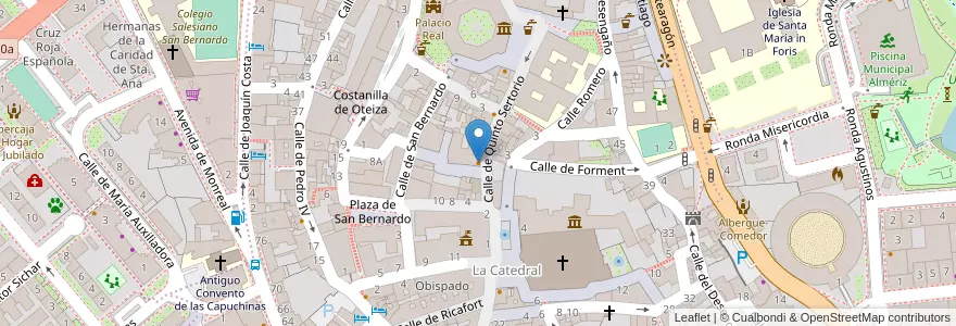 Mapa de ubicacion de Brasería Catedral en Испания, Арагон, Уэска, Hoya De Huesca / Plana De Uesca, Уэска.