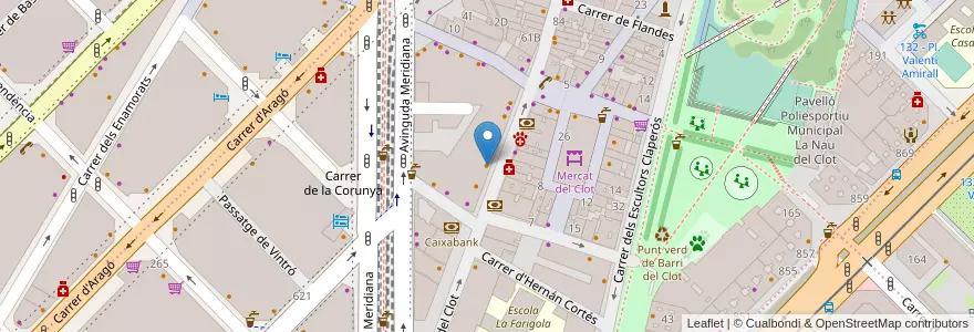 Mapa de ubicacion de Braseria la Cumparsita en İspanya, Catalunya, Barcelona, Barcelonès, Barcelona.