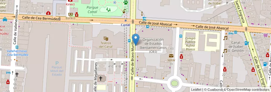 Mapa de ubicacion de BRAVO MURILLO, CALLE, DE,38 en Испания, Мадрид, Мадрид, Área Metropolitana De Madrid Y Corredor Del Henares, Мадрид.