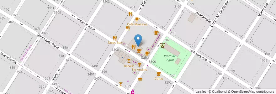 Mapa de ubicacion de Brew House en الأرجنتين, بوينس آيرس, Partido De General Pueyrredón, مار ديل بلاتا.