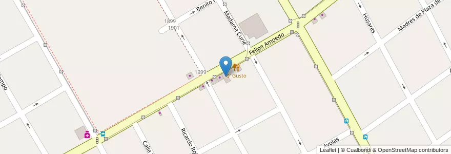 Mapa de ubicacion de Brick - Multiventos en アルゼンチン, ブエノスアイレス州, Partido De Quilmes, Quilmes.