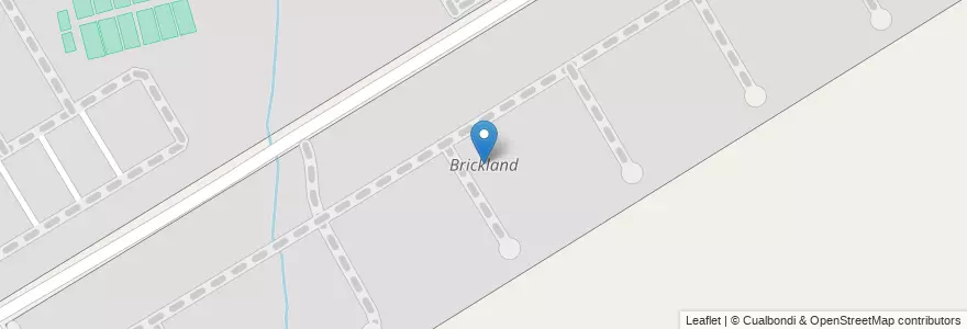 Mapa de ubicacion de Brickland en Argentine, Province De Buenos Aires, Partido De Esteban Echeverría, Monte Grande.