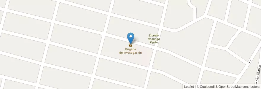Mapa de ubicacion de Brigada de investigación en アルゼンチン, トゥクマン州, Departamento Monteros, Municipio De Monteros, Monteros.