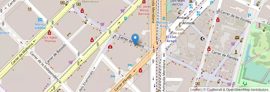 Mapa de ubicacion de Brina en Испания, Каталония, Барселона, Барселонес, Барселона.