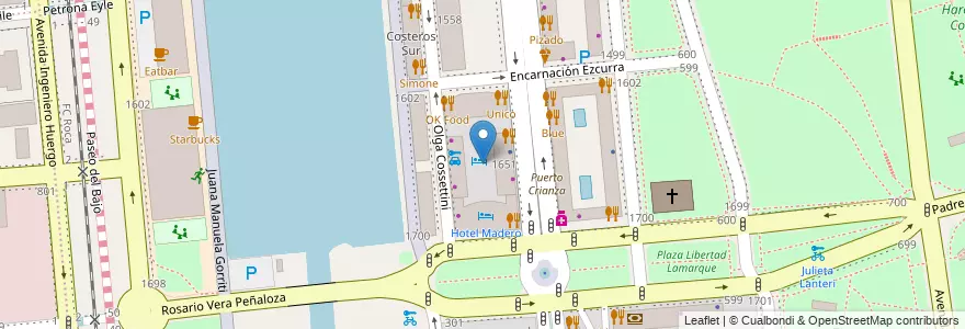 Mapa de ubicacion de Brisas de Puerto Madero, Puerto Madero en Argentina, Autonomous City Of Buenos Aires, Comuna 1, Autonomous City Of Buenos Aires.