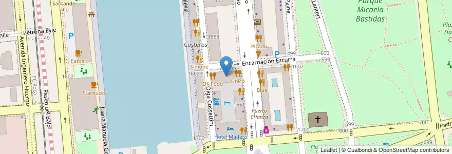 Mapa de ubicacion de Brisas Office Building, Puerto Madero en Argentina, Autonomous City Of Buenos Aires, Comuna 1, Autonomous City Of Buenos Aires.