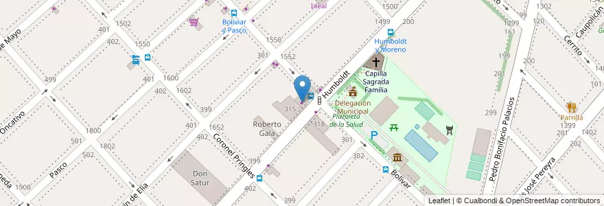 Mapa de ubicacion de Bruschetta Criolla en Аргентина, Буэнос-Айрес, Partido De La Matanza, Ramos Mejía.