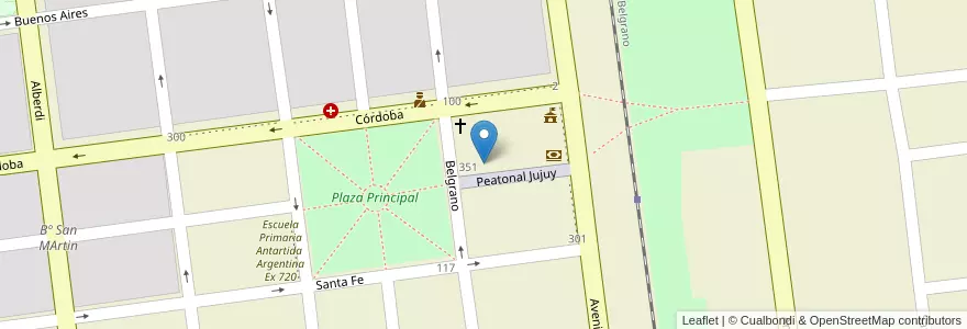 Mapa de ubicacion de B.S.P.A. Nº 7088 Ex N°21 Subsede Las Lajitas en Аргентина, Сальта, Anta, Municipio De Las Lajitas, Las Lajitas.
