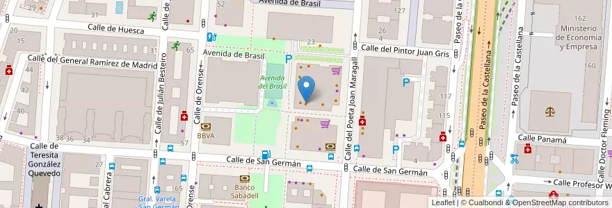Mapa de ubicacion de Buchanan's en Испания, Мадрид, Мадрид, Área Metropolitana De Madrid Y Corredor Del Henares, Мадрид.