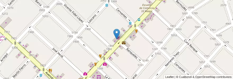 Mapa de ubicacion de Buena Vida, Monte Castro en アルゼンチン, Ciudad Autónoma De Buenos Aires, ブエノスアイレス, Comuna 10.