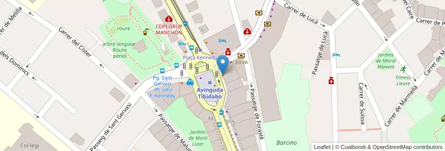 Mapa de ubicacion de Buenas Migas en España, Catalunya, Barcelona, Barcelonès, Barcelona.