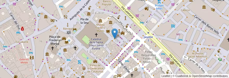 Mapa de ubicacion de BuenasMigas en Sepanyol, Catalunya, Barcelona, Barcelonès, Barcelona.