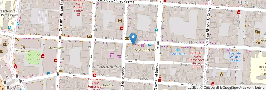 Mapa de ubicacion de Bukavu en Испания, Мадрид, Мадрид, Área Metropolitana De Madrid Y Corredor Del Henares, Мадрид.