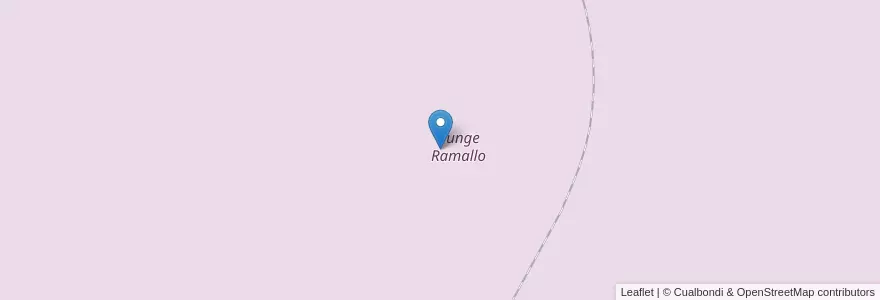 Mapa de ubicacion de Bunge Ramallo en 아르헨티나, 부에노스아이레스주, Partido De Ramallo.