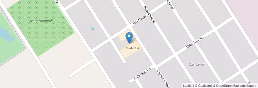 Mapa de ubicacion de Bunkerhill en Аргентина, Буэнос-Айрес, Partido De Escobar, Garín.