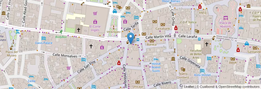 Mapa de ubicacion de Burger King en Spanje, Andalusië, Sevilla, Sevilla.