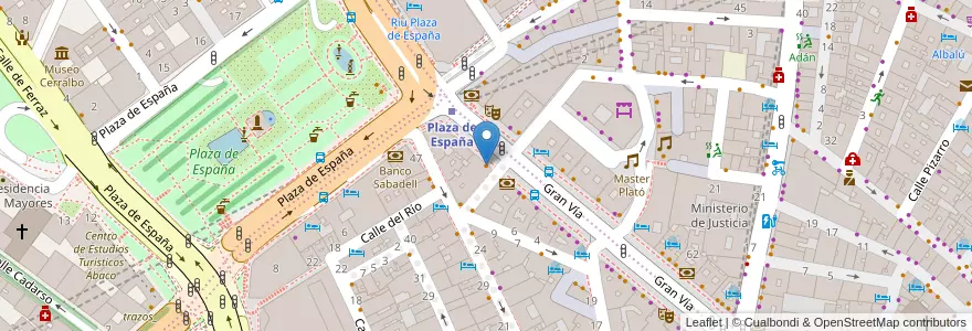 Mapa de ubicacion de Burger King en Spagna, Comunidad De Madrid, Comunidad De Madrid, Área Metropolitana De Madrid Y Corredor Del Henares, Madrid.