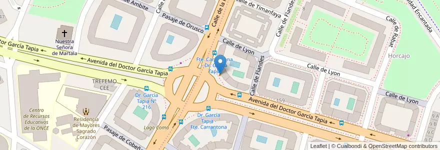 Mapa de ubicacion de Burger King en Испания, Мадрид, Мадрид, Área Metropolitana De Madrid Y Corredor Del Henares, Мадрид.