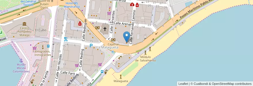 Mapa de ubicacion de Burger King en 西班牙, 安达鲁西亚, Málaga, Málaga-Costa Del Sol, Málaga.