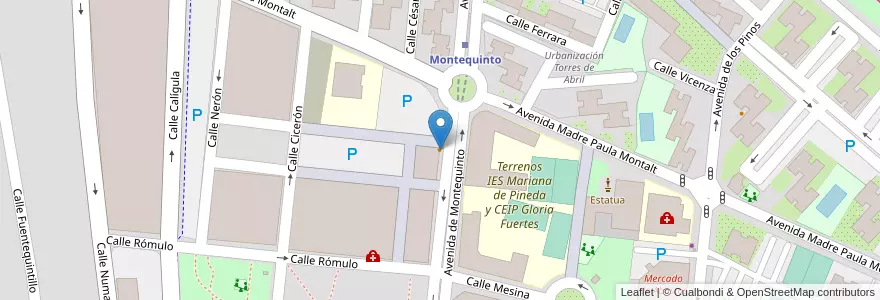Mapa de ubicacion de Burger King en Spanje, Andalusië, Sevilla, Dos Hermanas.