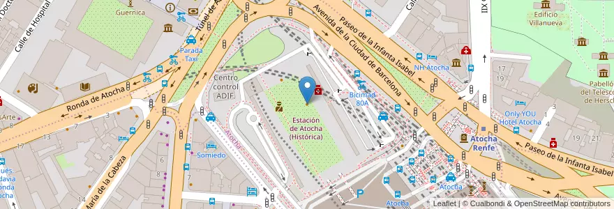 Mapa de ubicacion de Burger King en 스페인, Comunidad De Madrid, Comunidad De Madrid, Área Metropolitana De Madrid Y Corredor Del Henares, 마드리드.