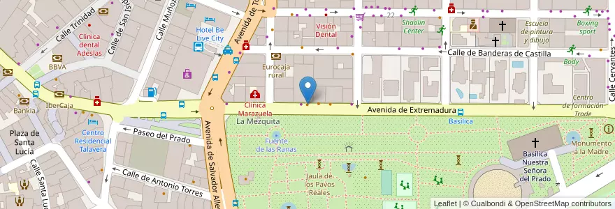 Mapa de ubicacion de Burger King en 스페인, Castilla-La Mancha, 톨레도, Talavera, Talavera De La Reina.