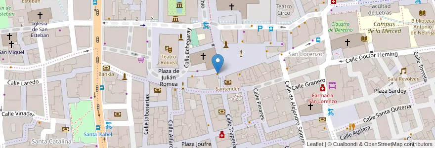 Mapa de ubicacion de Burger King en Spanje, Murcia, Murcia, Área Metropolitana De Murcia, Murcia.