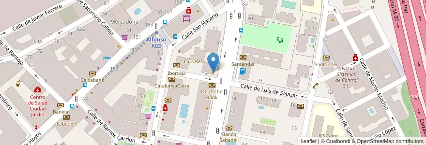 Mapa de ubicacion de Burger Lobby en Испания, Мадрид, Мадрид, Área Metropolitana De Madrid Y Corredor Del Henares, Мадрид.