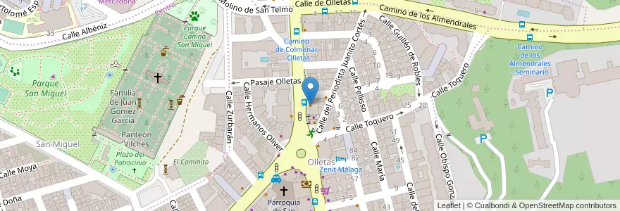 Mapa de ubicacion de Burger Mafalda en Spagna, Andalucía, Málaga, Málaga-Costa Del Sol, Málaga.