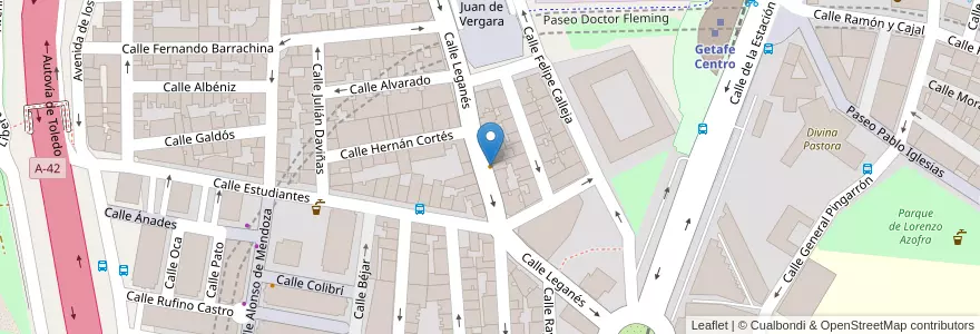 Mapa de ubicacion de Burger Ottawa en Espanha, Comunidade De Madrid, Comunidade De Madrid, Área Metropolitana De Madrid Y Corredor Del Henares, Getafe.