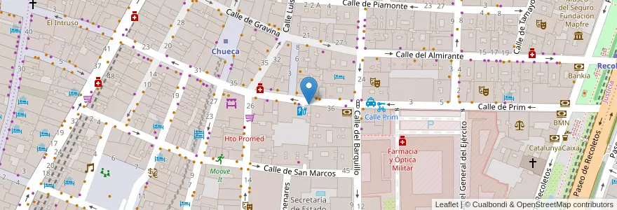 Mapa de ubicacion de Burger Shack en España, Comunidad De Madrid, Comunidad De Madrid, Área Metropolitana De Madrid Y Corredor Del Henares, Madrid.