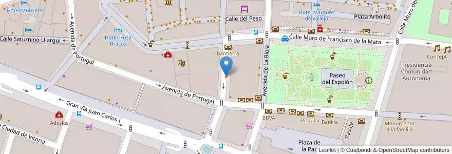 Mapa de ubicacion de Burgerheim en Spain, Rioja, Rioja, Logroño.