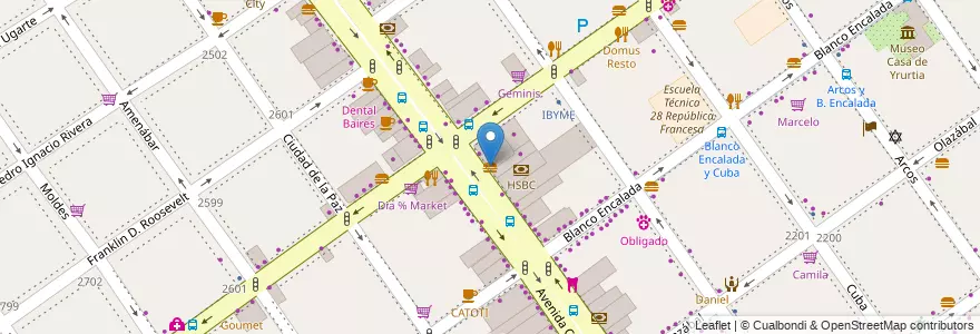 Mapa de ubicacion de Burgio, Belgrano en Argentina, Ciudad Autónoma De Buenos Aires, Buenos Aires, Comuna 13.