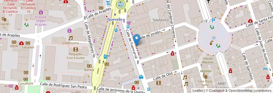Mapa de ubicacion de Burnout en 西班牙, Comunidad De Madrid, Comunidad De Madrid, Área Metropolitana De Madrid Y Corredor Del Henares, Madrid.