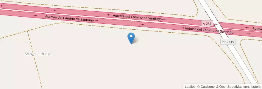 Mapa de ubicacion de Bustillo del Páramo de Carrión en Sepanyol, Castilla Y León, Palencia, Saldaña-Valdavia, Bustillo Del Páramo De Carrión.