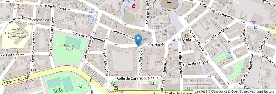 Mapa de ubicacion de Buzón de Correos en Испания, Мадрид, Мадрид, Área Metropolitana De Madrid Y Corredor Del Henares, Fuenlabrada.