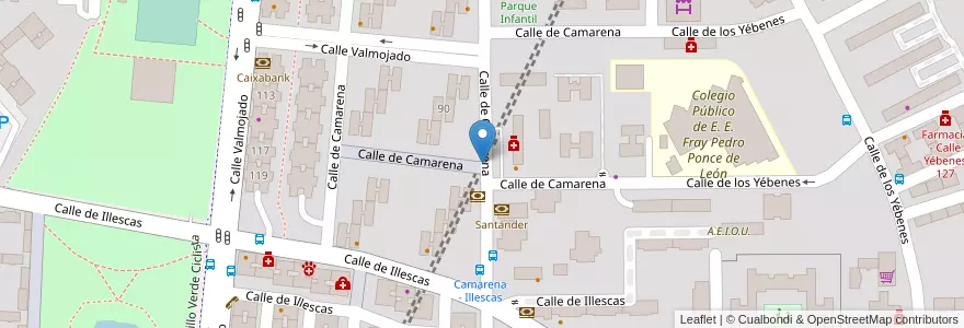 Mapa de ubicacion de Buzón de Correos en Spain, Community Of Madrid, Community Of Madrid, Área Metropolitana De Madrid Y Corredor Del Henares, Madrid.