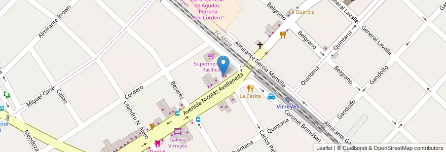 Mapa de ubicacion de By Pass en Argentina, Buenos Aires, Partido De San Fernando, Victoria.