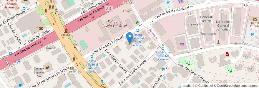 Mapa de ubicacion de By the Way en Испания, Мадрид, Мадрид, Área Metropolitana De Madrid Y Corredor Del Henares, Мадрид.