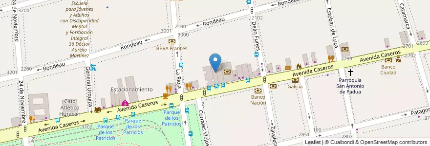 Mapa de ubicacion de C. Patricios, Parque Patricios en الأرجنتين, Ciudad Autónoma De Buenos Aires, Comuna 4, Buenos Aires.