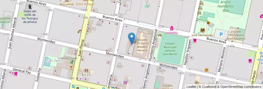 Mapa de ubicacion de C. Virgilio en Argentine, Santa Fe, Departamento Rosario, Municipio De Funes, Funes.
