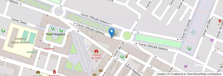 Mapa de ubicacion de Ca Merche en Spanje, Valencia, Valencia, El Camp De Morvedre, Sagunt / Sagunto.