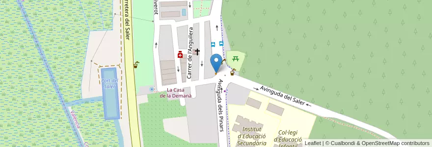 Mapa de ubicacion de Ca Pepe en اسپانیا, Comunitat Valenciana, València / Valencia, Comarca De València, València.