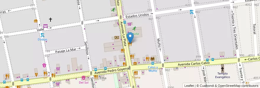 Mapa de ubicacion de Caballito, Boedo en Аргентина, Буэнос-Айрес, Comuna 5, Буэнос-Айрес.