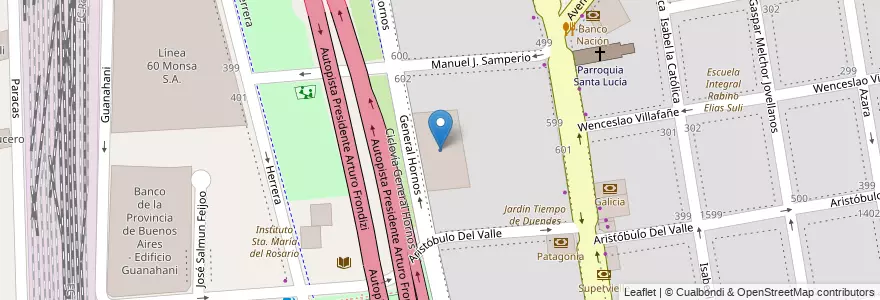 Mapa de ubicacion de CableVisión S.A., Barracas en 아르헨티나, Ciudad Autónoma De Buenos Aires, Comuna 4, 부에노스아이레스.