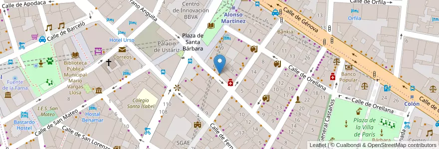Mapa de ubicacion de Cabra Negra en Spagna, Comunidad De Madrid, Comunidad De Madrid, Área Metropolitana De Madrid Y Corredor Del Henares, Madrid.