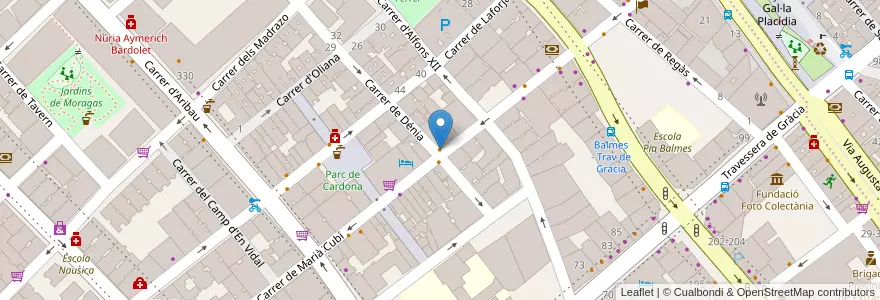 Mapa de ubicacion de Cactus bar & coffee en Espanha, Catalunha, Barcelona, Barcelonès, Barcelona.