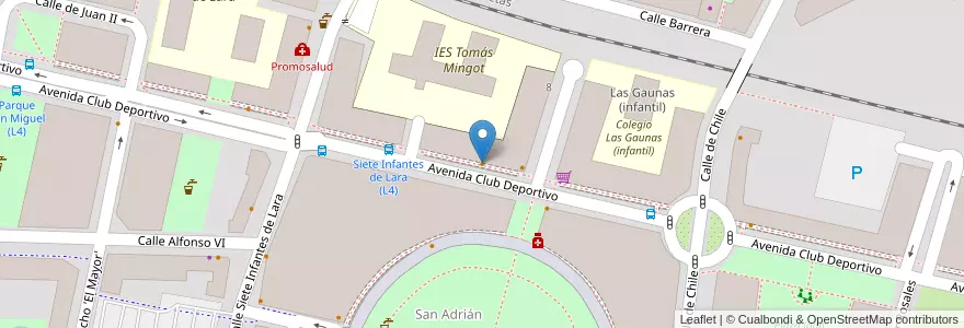 Mapa de ubicacion de Café 001 en スペイン, ラ・リオハ州, La Rioja, Logroño.