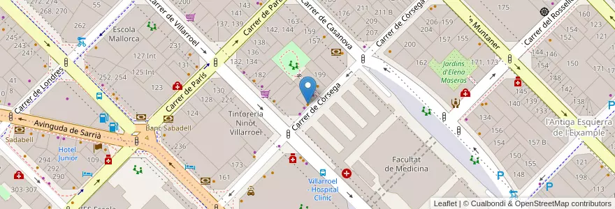 Mapa de ubicacion de Cafe 193 Bar en Spagna, Catalunya, Barcelona, Barcelonès, Barcelona.